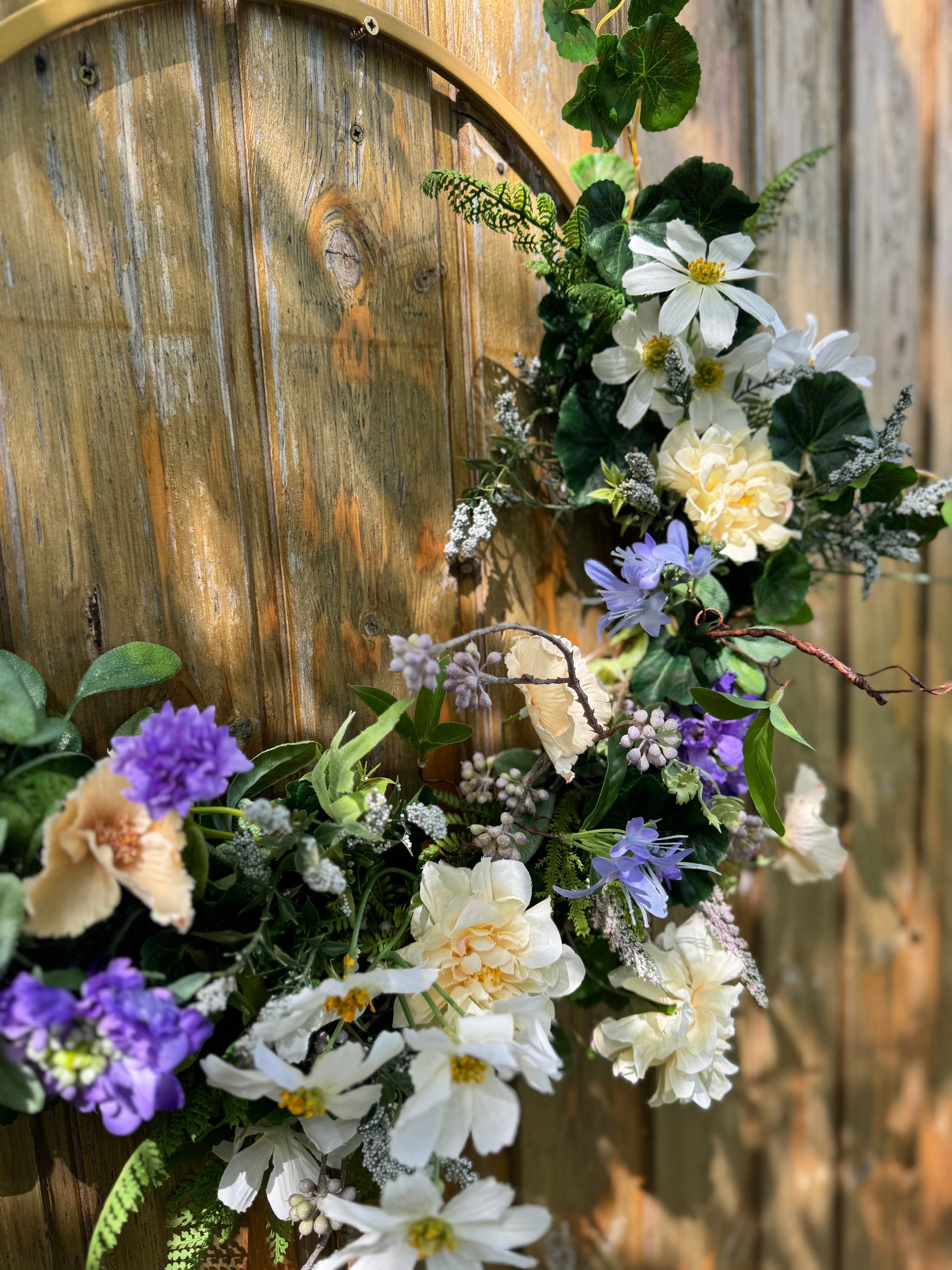 Flower garden wall decor-1